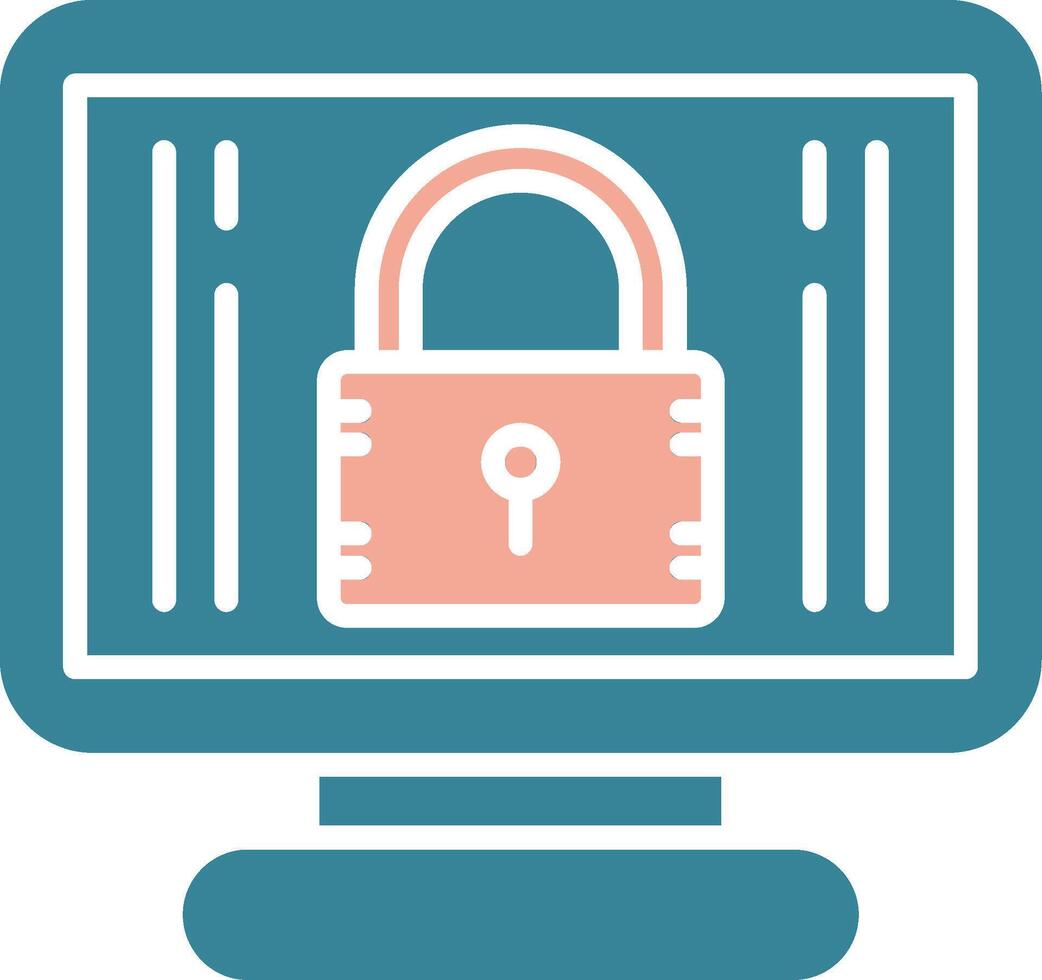 Security Streamlined Flat Badge vector