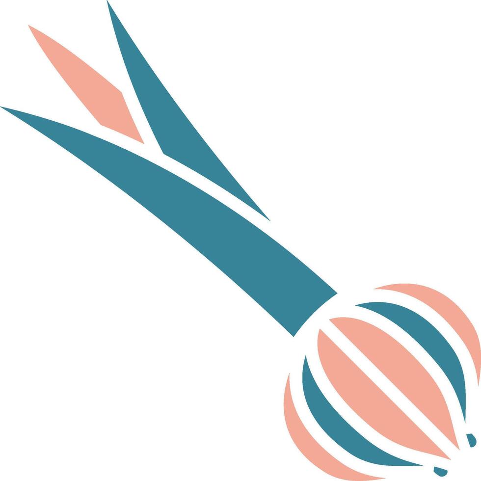 Spring Onion Expressive App Emblem vector