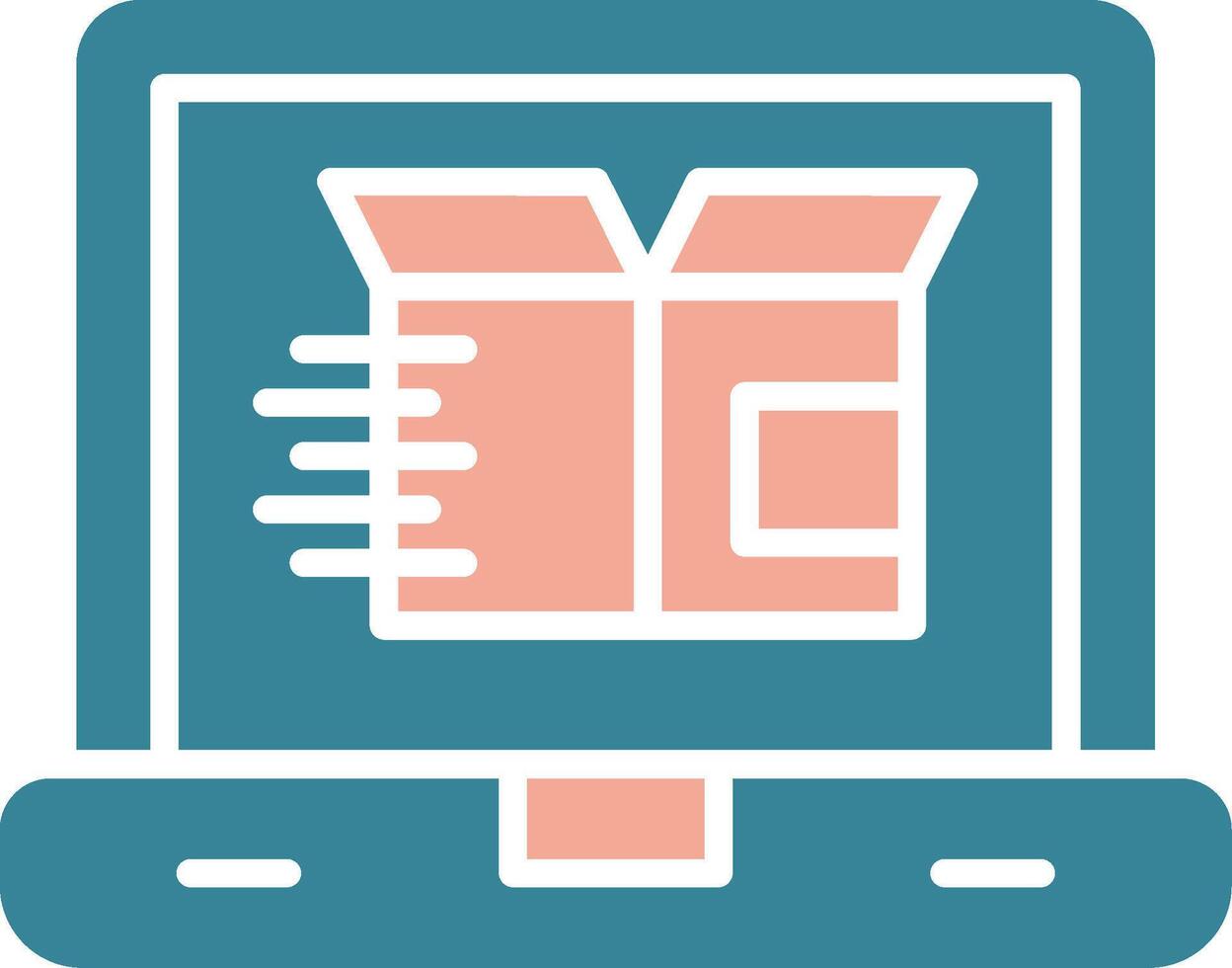 Logistic Futuristic Core Icon vector