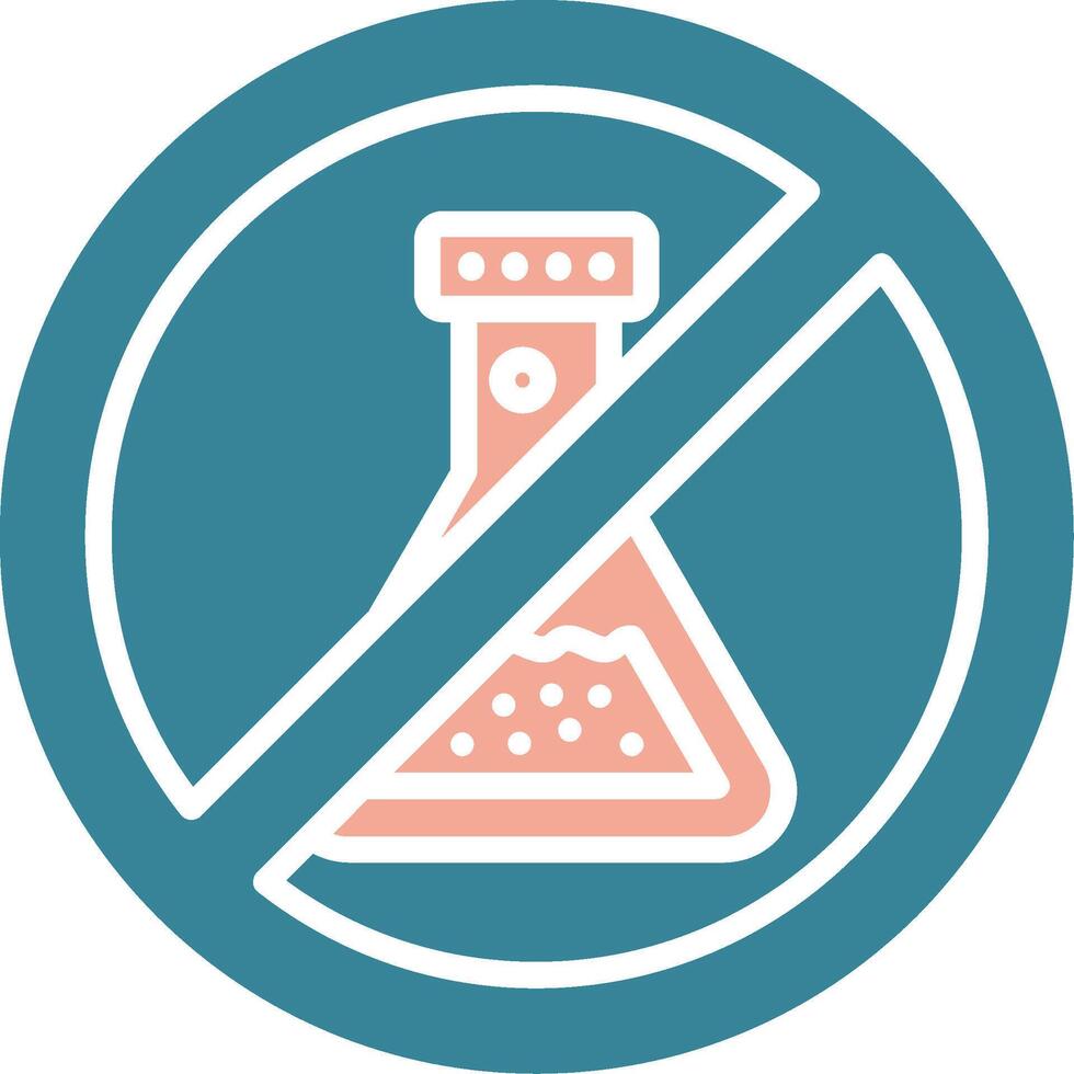 No Chemical Vibrant UI Token vector