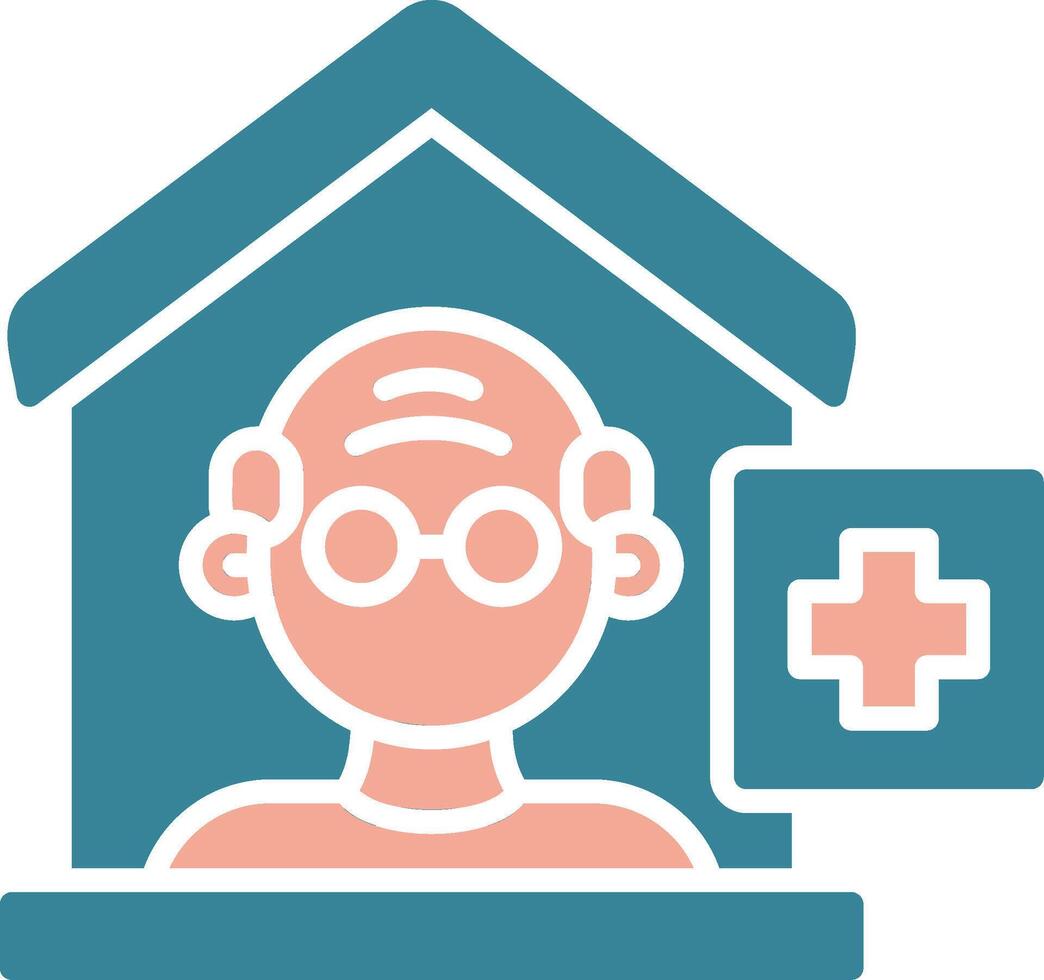 Old House Simplified Line Art vector