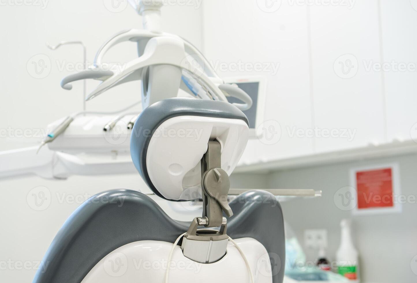 Dental Chair Setup for Patient Care in a Modern Clinic During Daytime Procedures photo