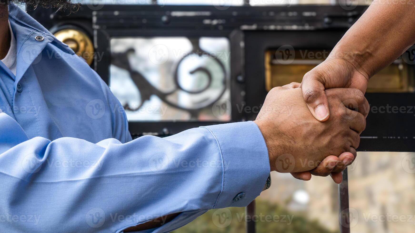 Support and Unity Through a Handshake photo