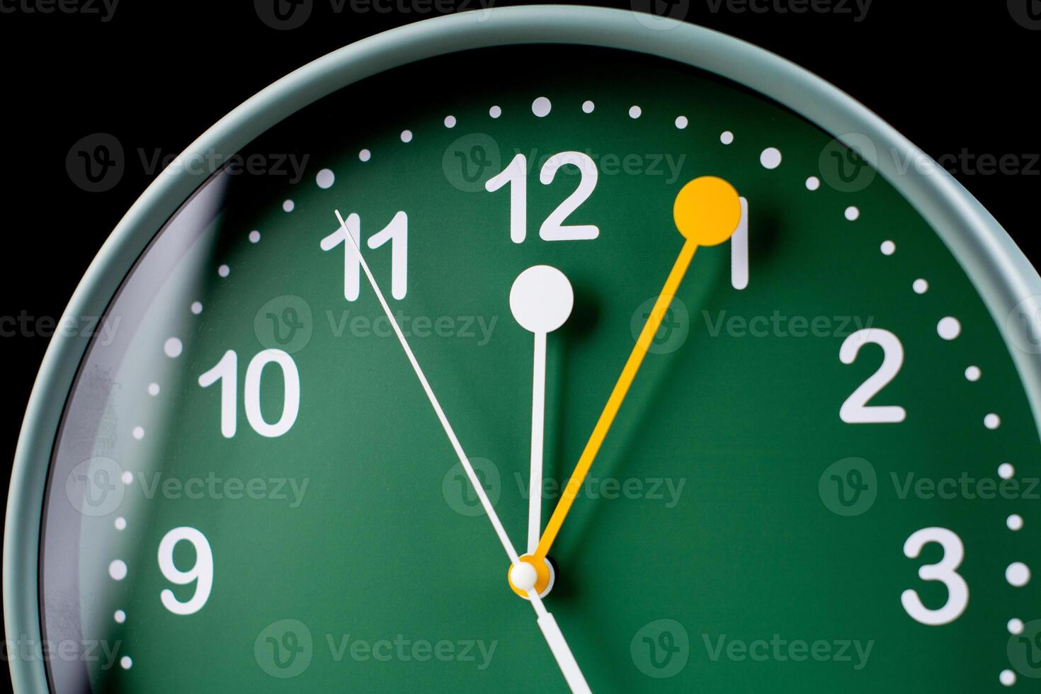 Clocks tell the time of work and life, processes and rules of limited time. Photo of clock in studio