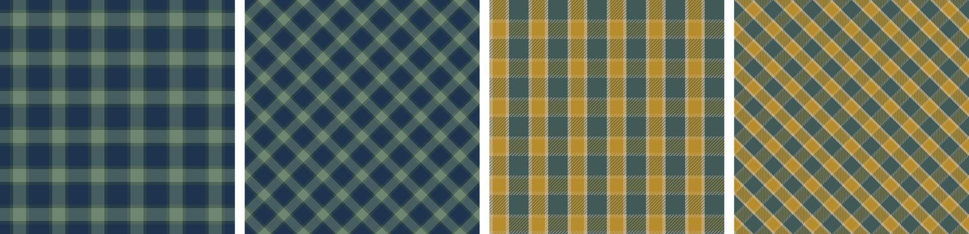 Gingham design seamless pattern for fashion textile vector