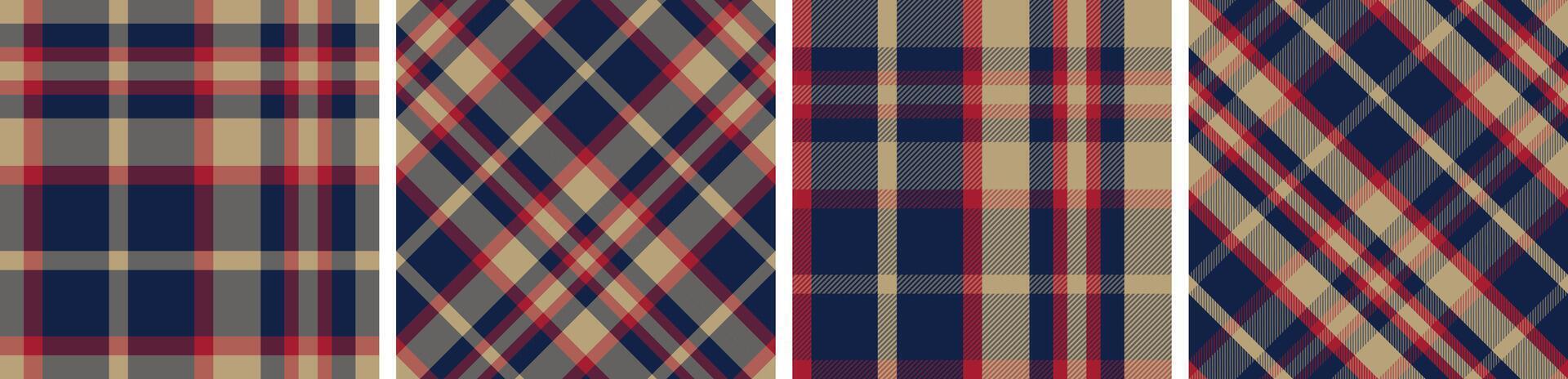 Tartan plaid design seamless pattern for dress check, gingham ,flannel skirt other modern and fashion print. vector