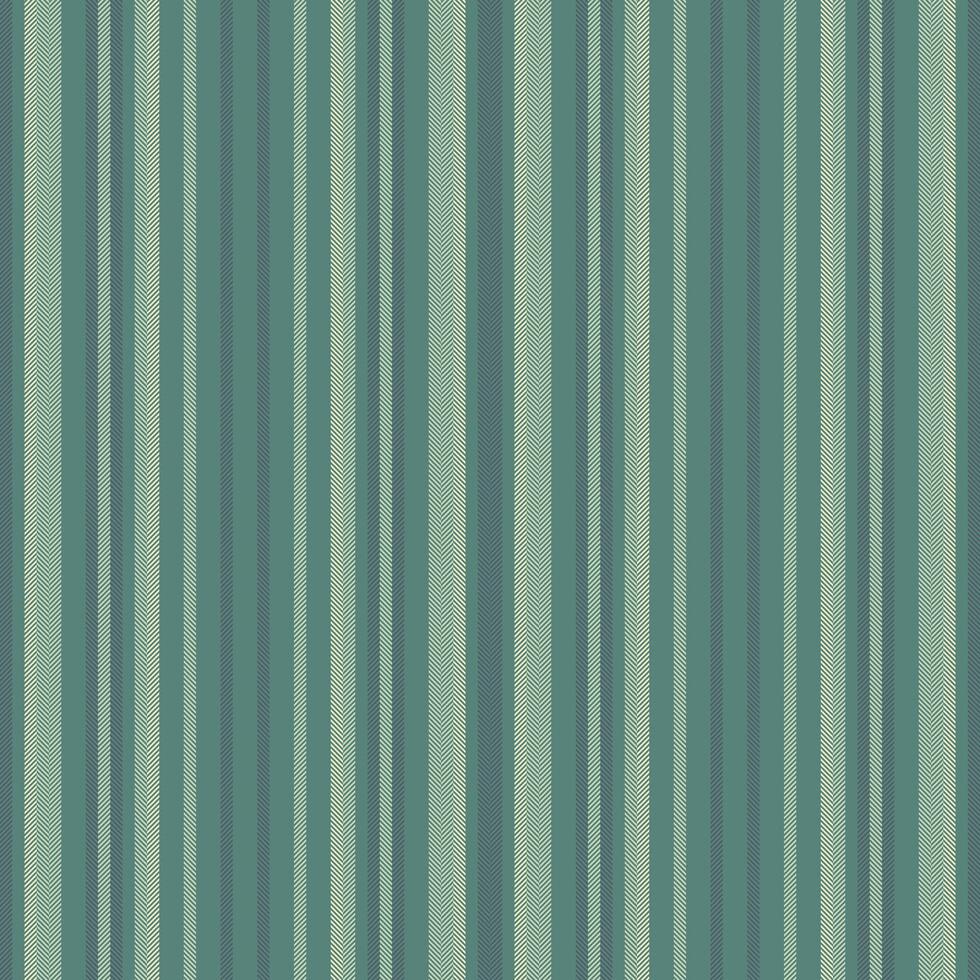 Vky lines texture fabric, satin stripe background. Vhristmas ornament pattern textile vertical seamless in teal and light colors. vector