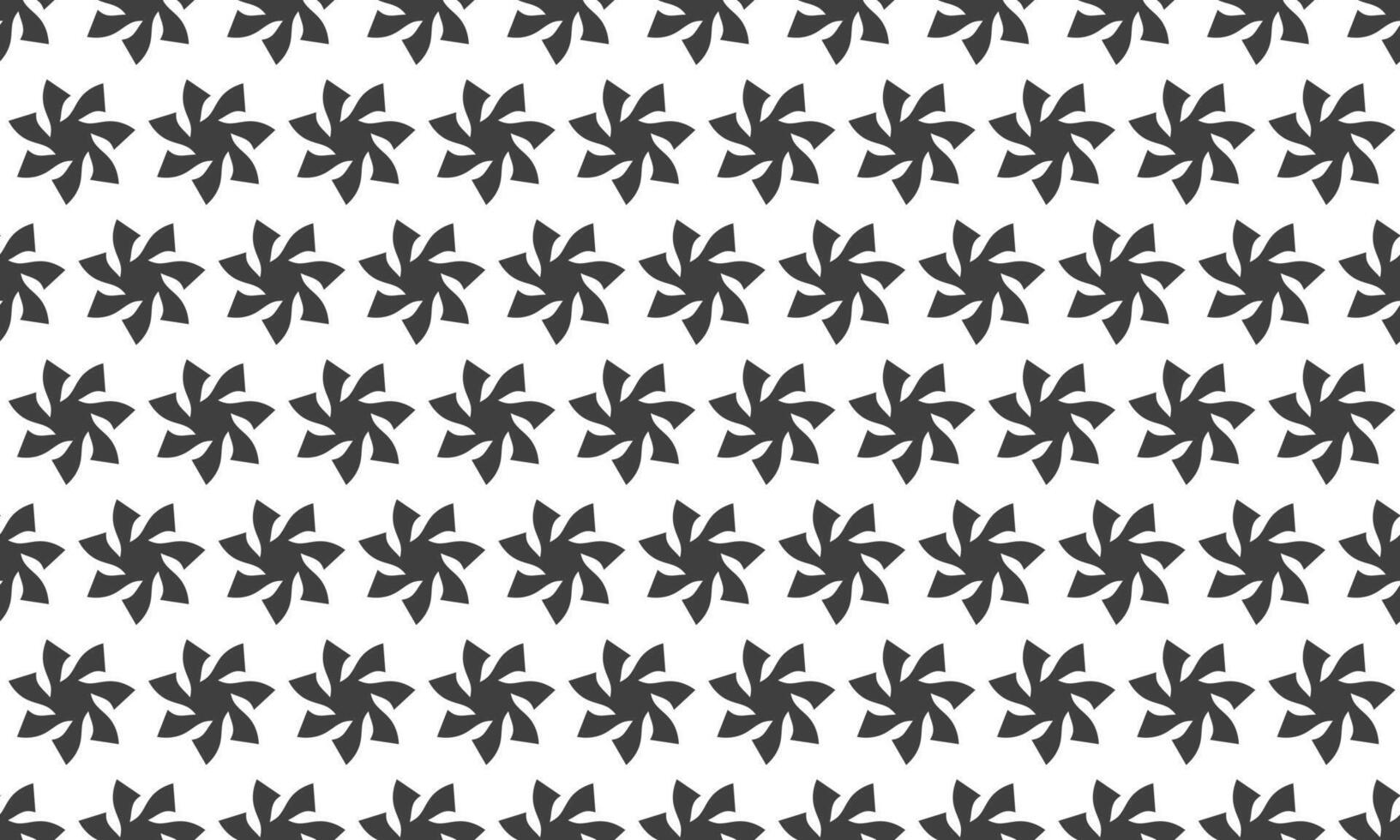 Abstract seamless pattern. Geometric monochrome design featuring repeating stylized starburst motifs. Perfect for textile prints, website backgrounds, or modern graphic design projects. vector