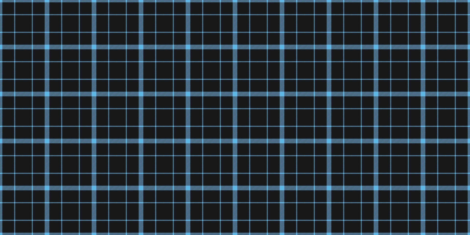 Ireland textile fabric tartan, no people check plaid. Hispanic seamless pattern texture background in cyan and black colors. vector