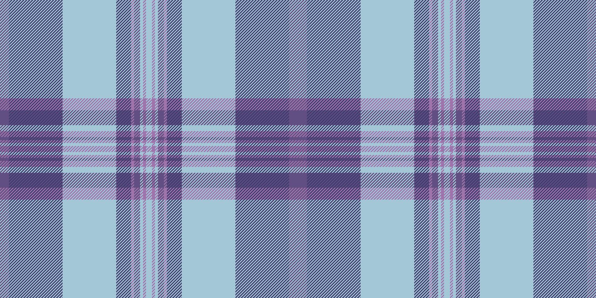 Beautiful plaid check seamless, anniversary background textile fabric. Painting tartan pattern texture in light and indigo colors. vector
