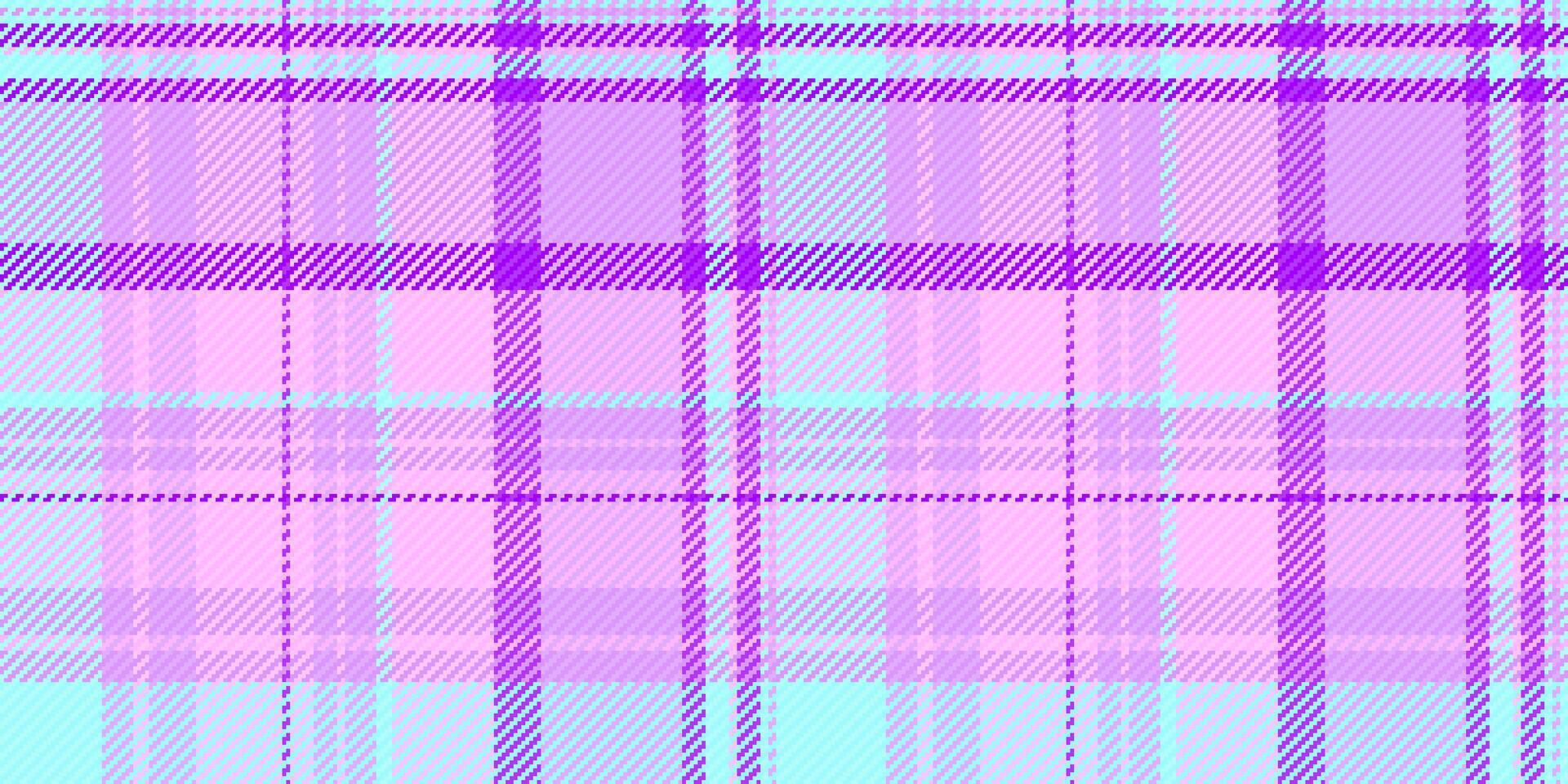 Soft pastel plaid pattern in pink, purple, and light blue. Ideal for textile design, fashion, or website backgrounds. This delicate, interwoven texture evokes feelings of calmness and femininity. vector