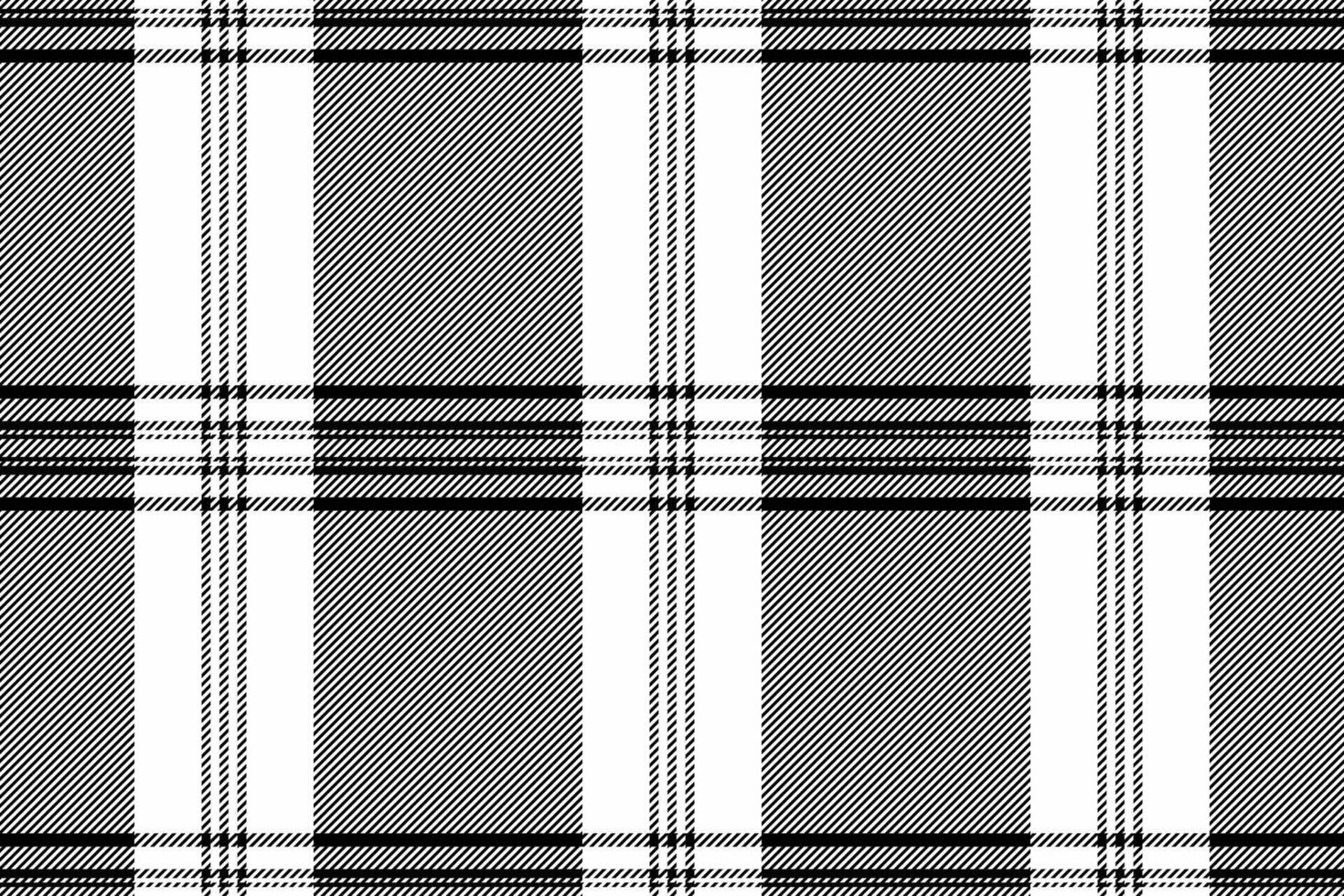 Multicolored background seamless check, front textile fabric. Graphical tartan texture pattern plaid in white and black colors. vector