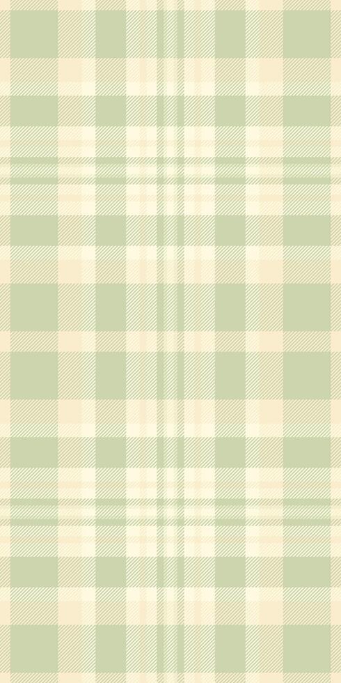 Scratch fabric background texture, performance plaid tartan seamless. Sparse textile pattern check in light and light yellow colors. vector