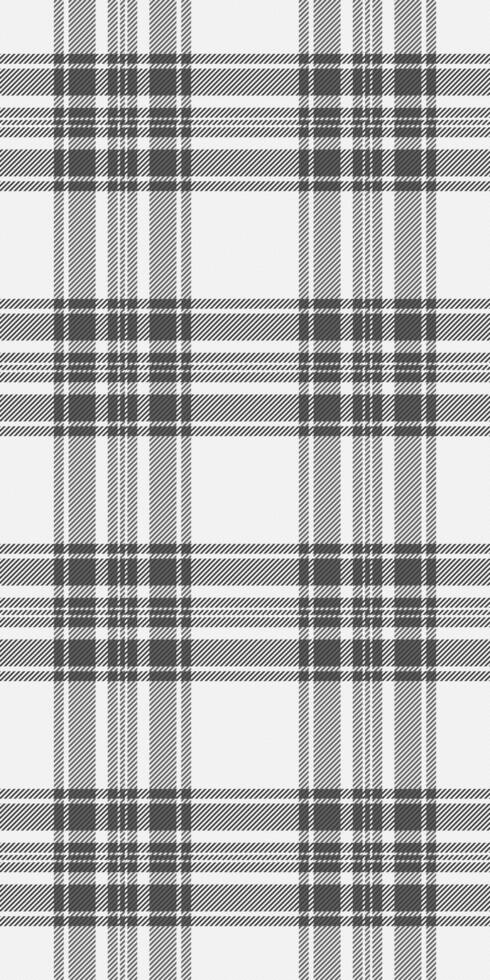 Rustic background check fabric, minimalist textile texture. Elementary tartan seamless pattern plaid in white and neutral colors. vector