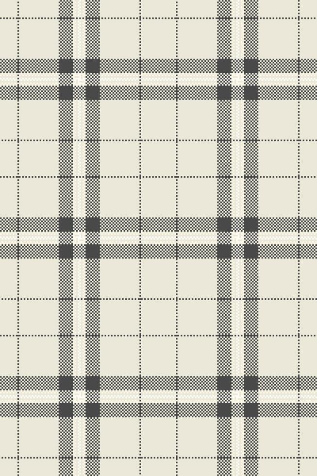 Stripped background fabric pattern, relief plaid texture textile. String tartan seamless check in light and grey colors. vector