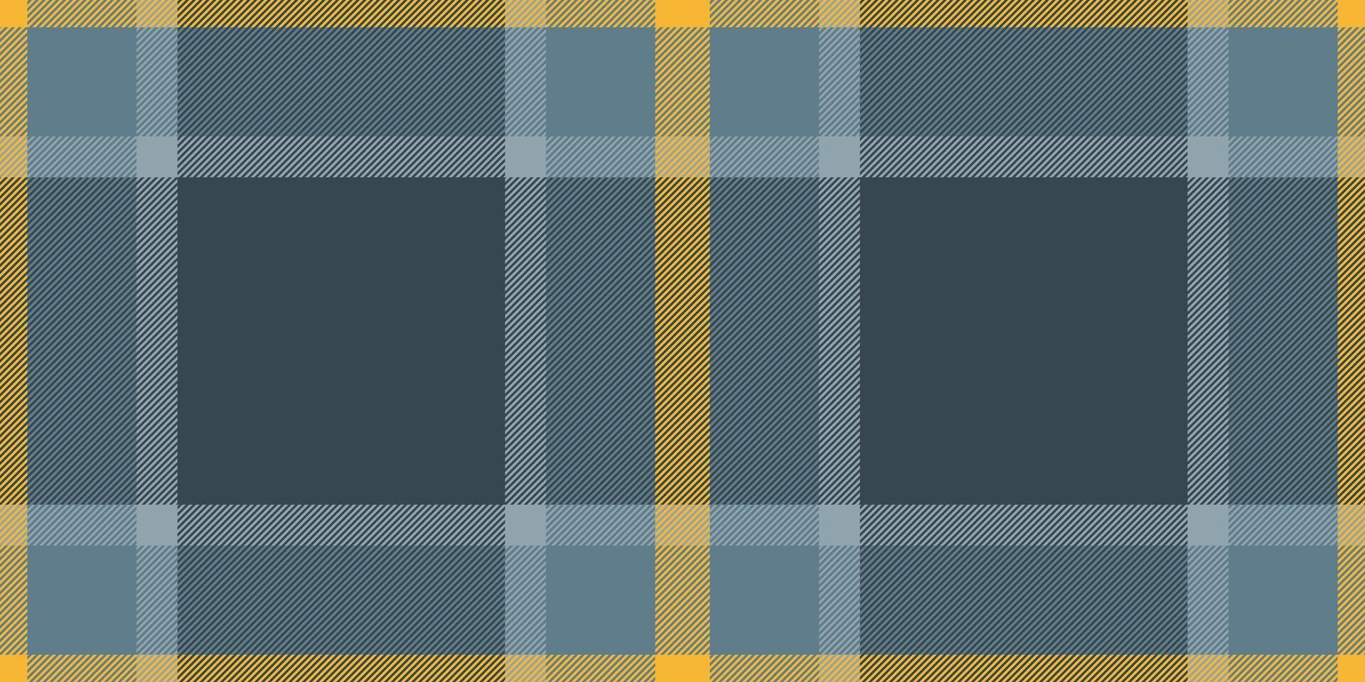 Stylish blue and gold plaid pattern. Perfect for textile design, apparel, website backgrounds, or any project needing a sophisticated, geometric texture. vector