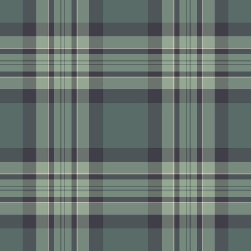 Dreamy tartan seamless textile, hunter background pattern check. Business texture fabric plaid in pastel and grey colors. vector
