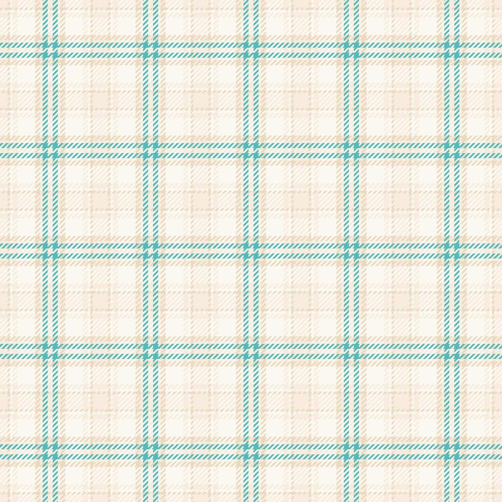 Soft plaid pattern with turquoise accents. Perfect for textiles, backgrounds, or adding a touch of classic style to your project. Versatile visually appealing. vector