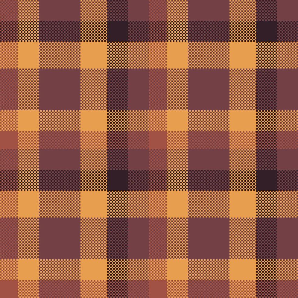 Warm autumnal plaid pattern. Perfect for fallthemed designs, textile prints, website backgrounds, or seasonal branding. Subtle texture and muted color palette create a cozy and sophisticated feel. vector