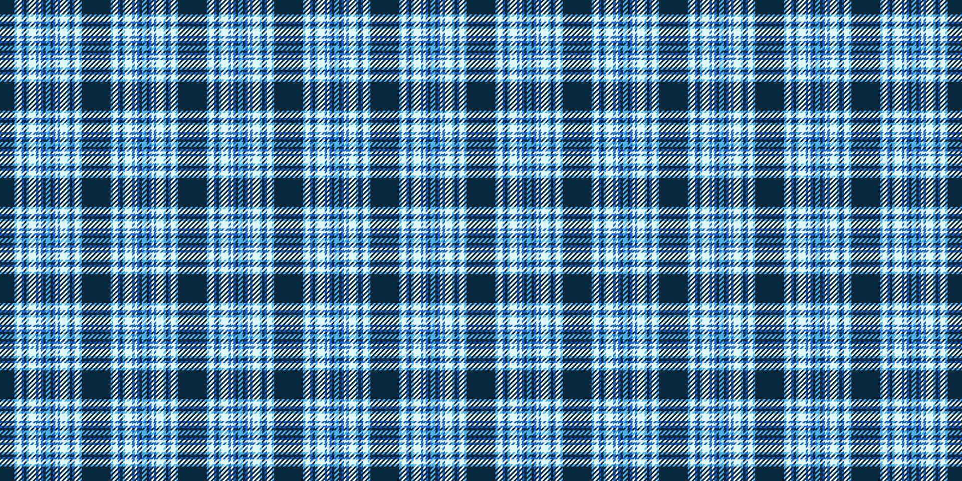 Cool blue and white plaid textile texture. Perfect for backgrounds, fashion designs, and website interfaces. Clean, modern, and versatile pattern ideal for various projects. vector