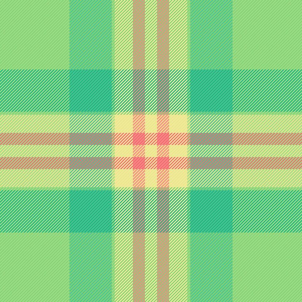 Vibrant pastel plaid pattern. Perfect for textile design, website backgrounds, or springsummer themed projects. This cheerful, intersecting line design evokes feelings of freshness and optimism. vector
