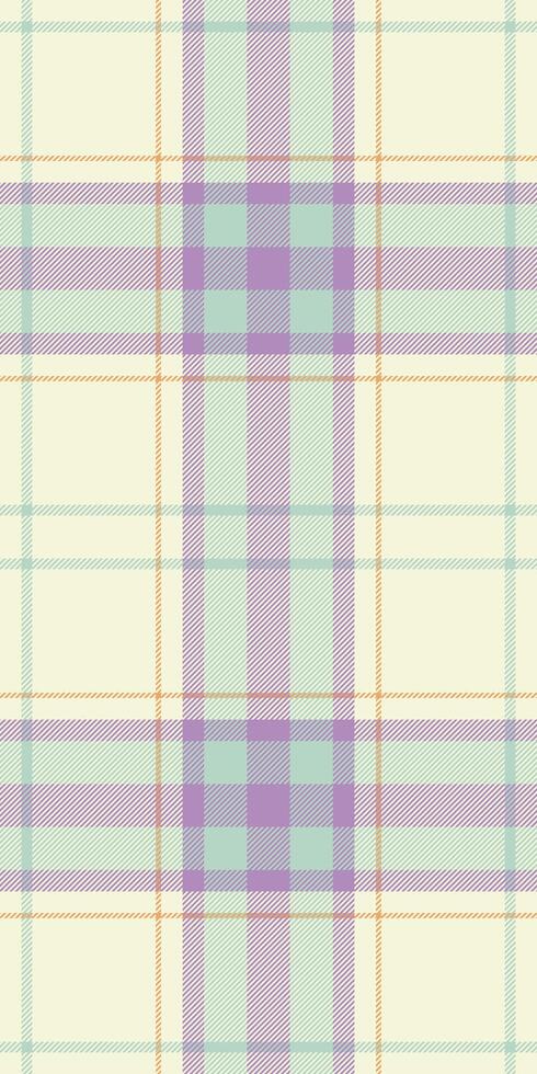 Party fabric background, festive textile tartan seamless. Official texture pattern plaid check in beige and light colors. vector