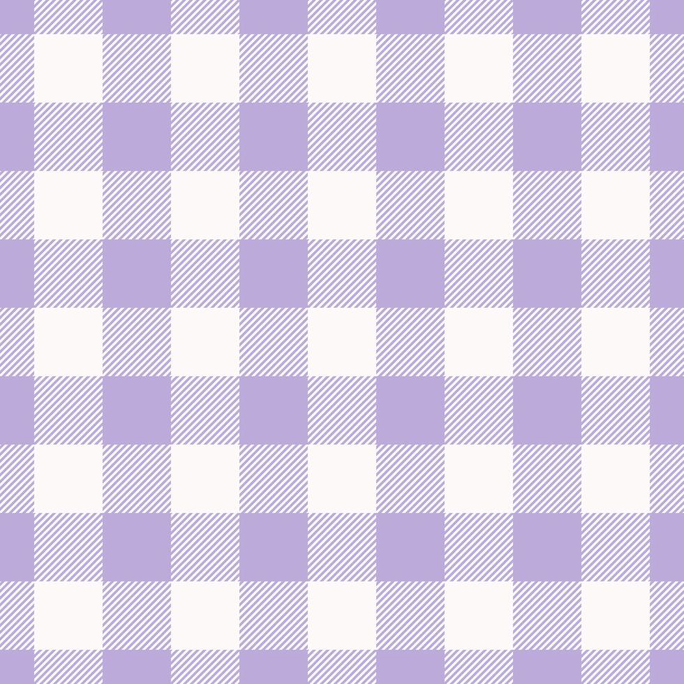 Elegant lavender and white gingham pattern. Perfect for textile design, scrapbooking, or website backgrounds. This subtle yet stylish check evokes feelings of calm and serenity. vector