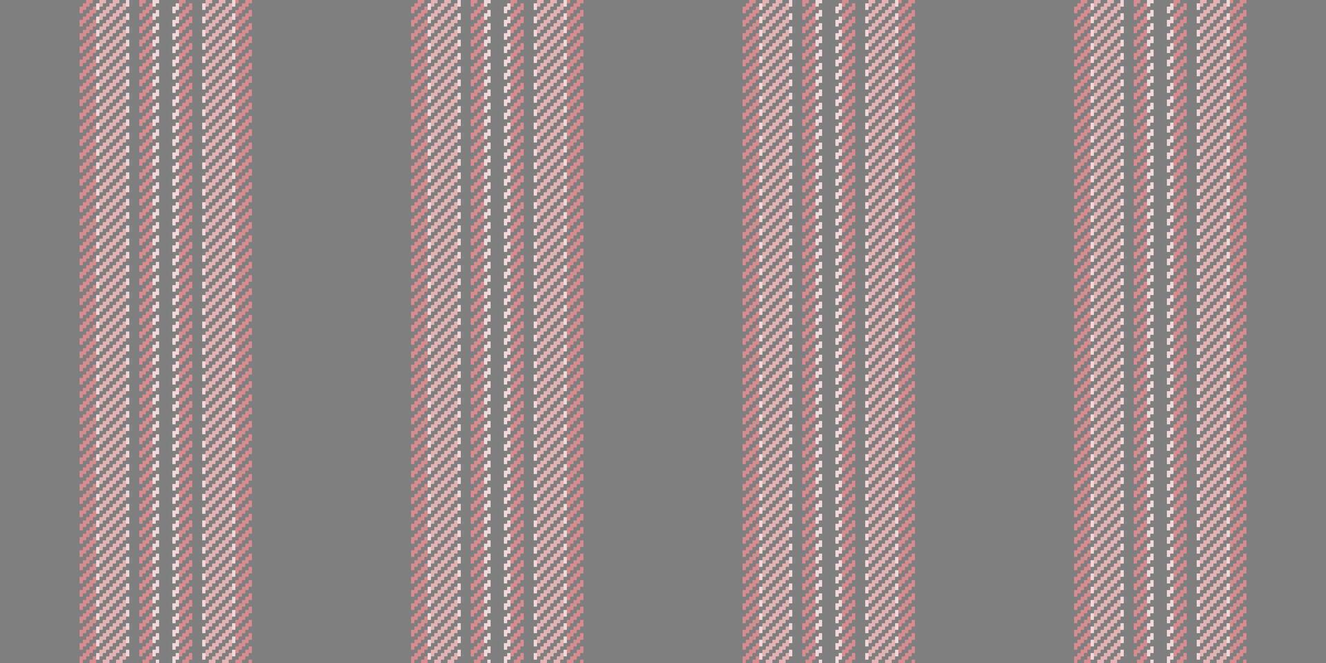 Christmas ornament texture fabric vertical, free lines background. Grungy stripe pattern textile seamless in gray and light colors. vector