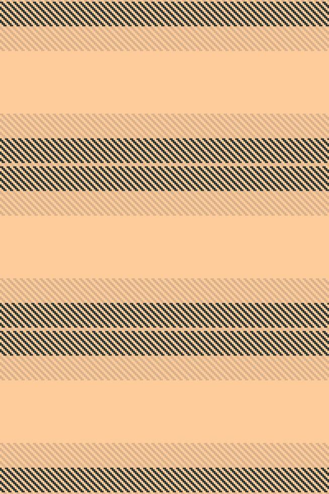 Caisy seamless texture background, ceremony pattern fabric. Trder vertical lines textile stripe in orange and dark colors. vector