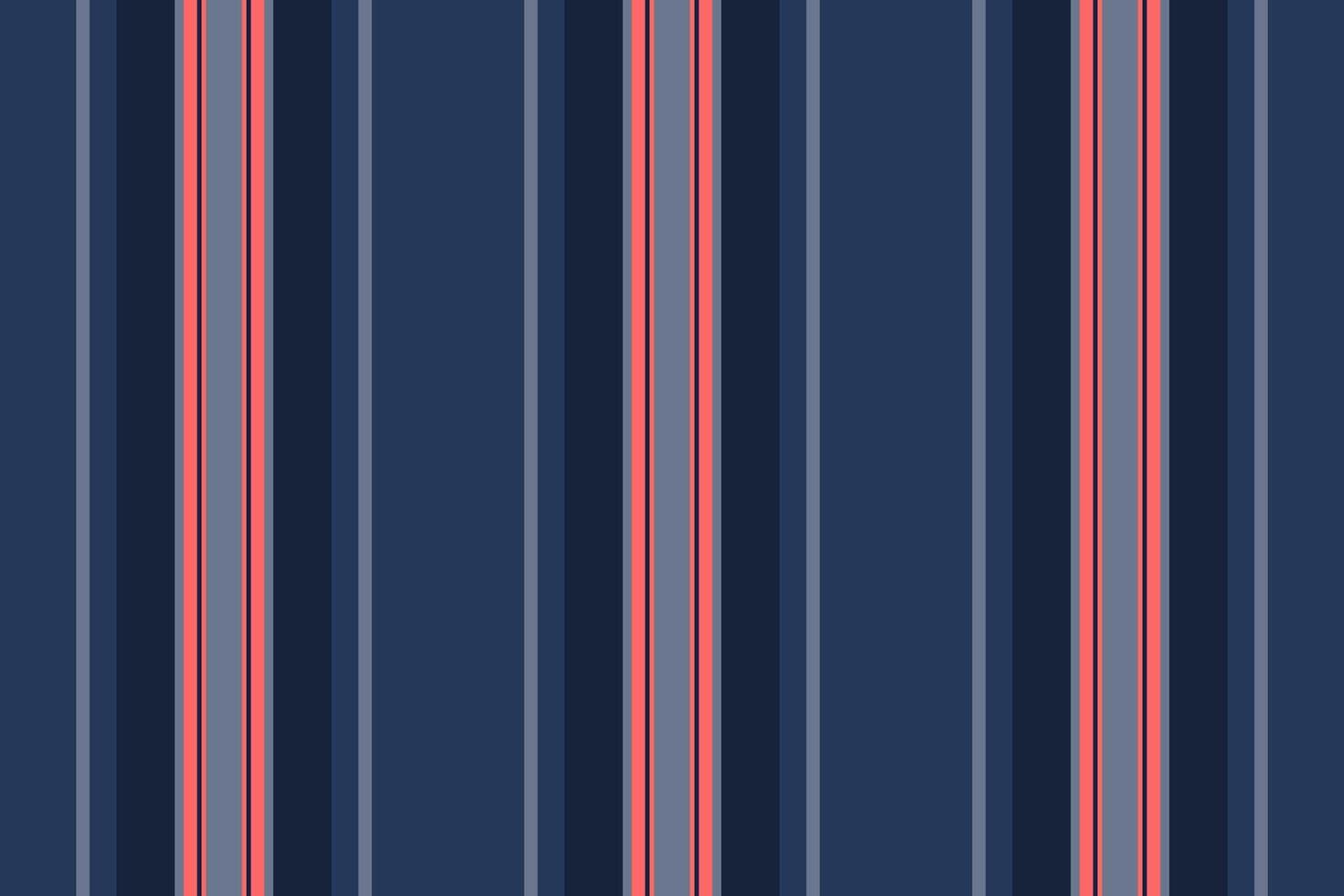 Sack fabric texture, figure seamless textile pattern. Cew lines vertical background stripe in pastel and dark colors. vector