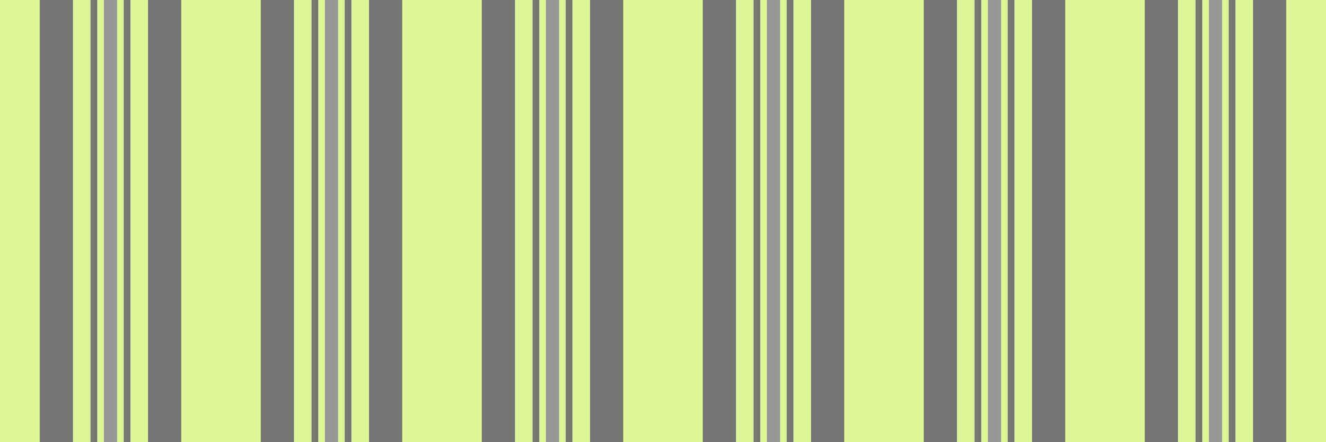 Mix texture seamless stripe, covering pattern background . School textile vertical lines fabric in lime and grey colors. vector