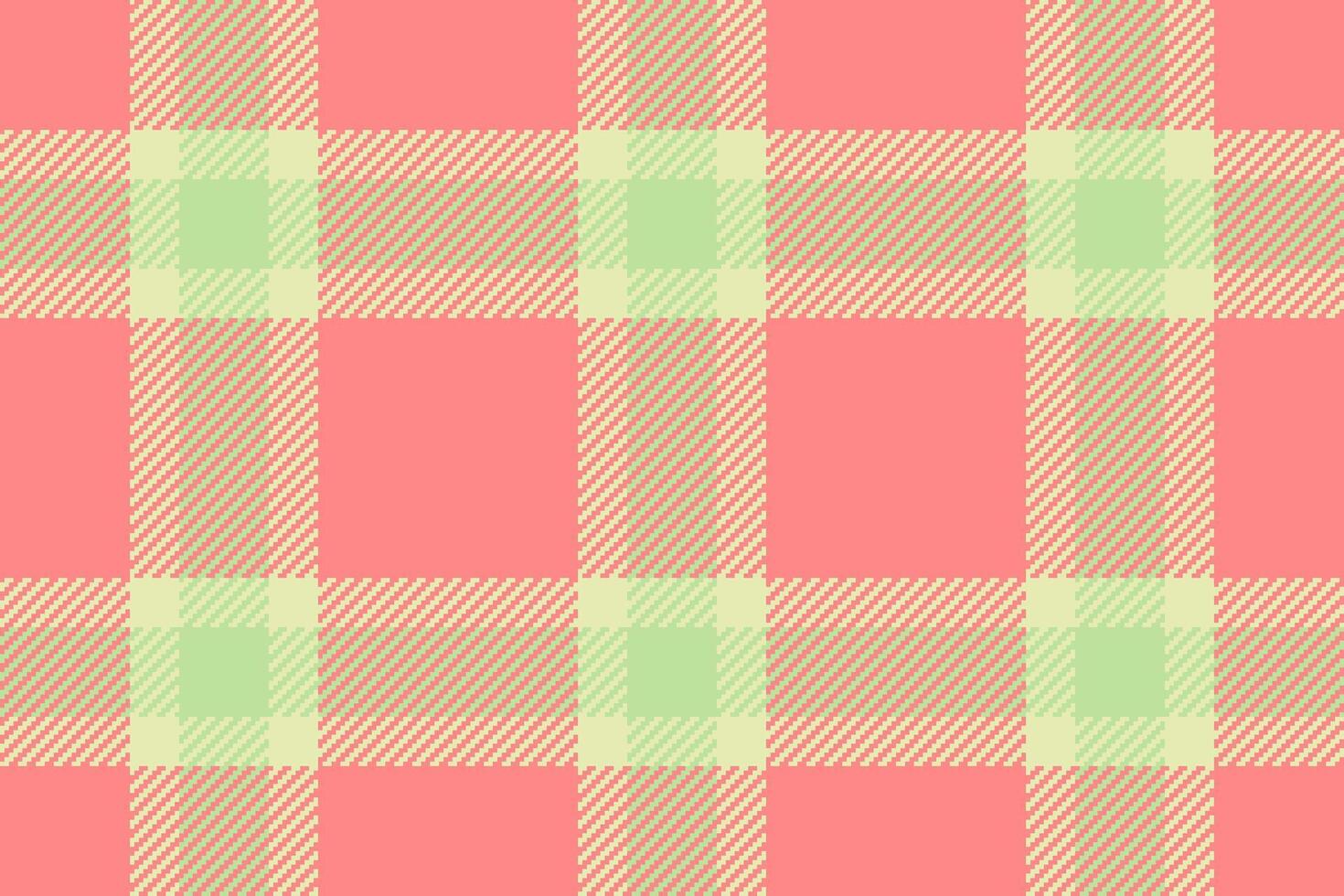 Pastel pink and green plaid pattern. A cheerful, versatile design perfect for textiles, websites, or branding. The soft color palette evokes feelings of spring, warmth, and gentle sophistication. vector
