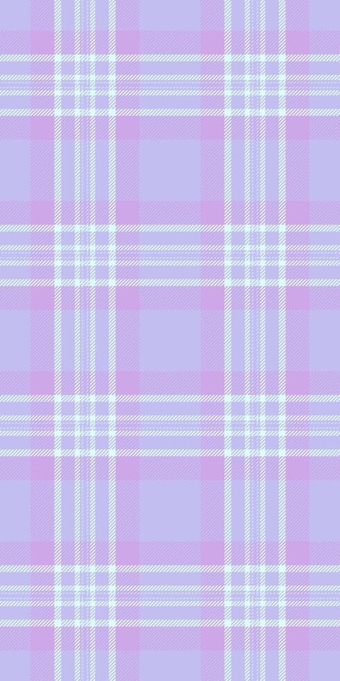 Formal fabric background check, grunge plaid seamless . Velvet tartan texture textile pattern in light color. vector