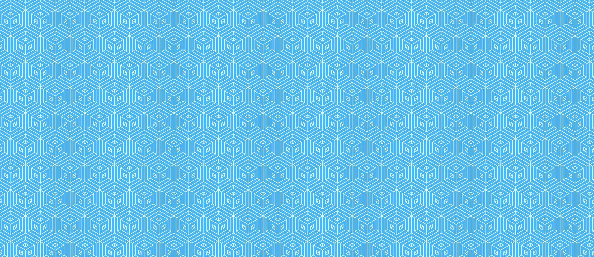 Serene light blue geometric pattern. Subtle hexagonal design ideal for backgrounds, website textures, or print projects. Evokes calmness and sophistication. Perfect for modern, minimalist designs. vector