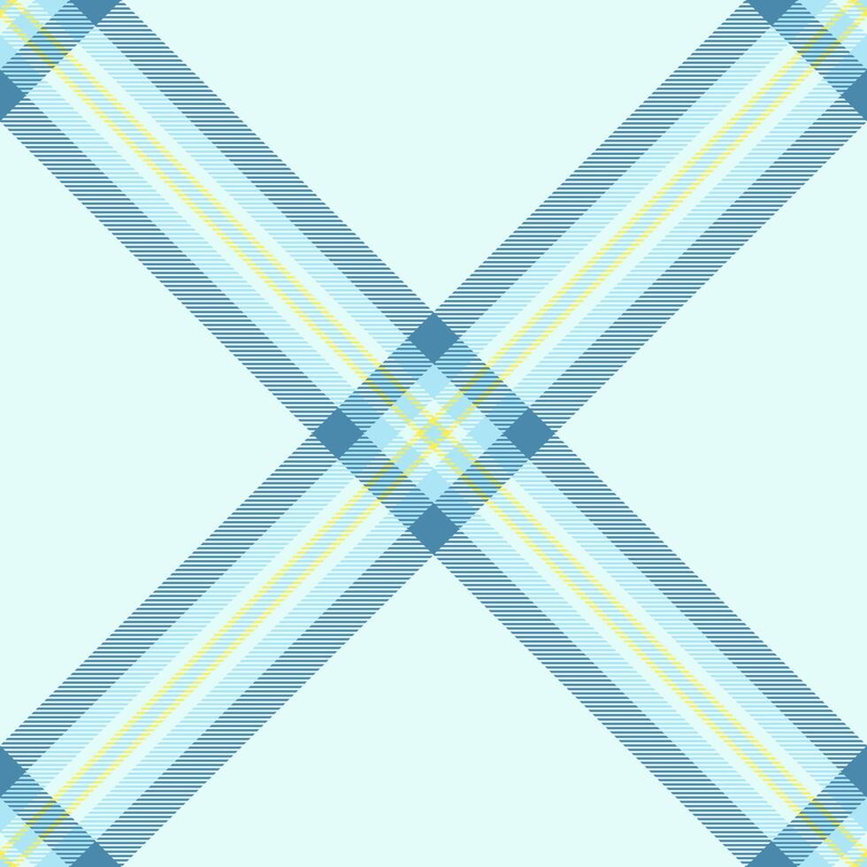 Elegant pastel blue and light yellow plaid pattern. Perfect for textile design, website backgrounds, or stationery. Clean lines and soft colors evoke a sense of calm and sophistication. vector
