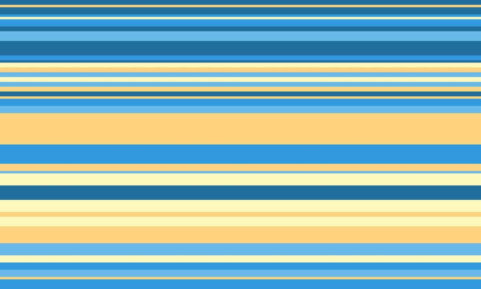 Abstract horizontal stripes in calming blues and yellows. Perfect for backgrounds, website design, textiles, or packaging. Evokes feelings of serenity and summer. A simple yet sophisticated design. vector