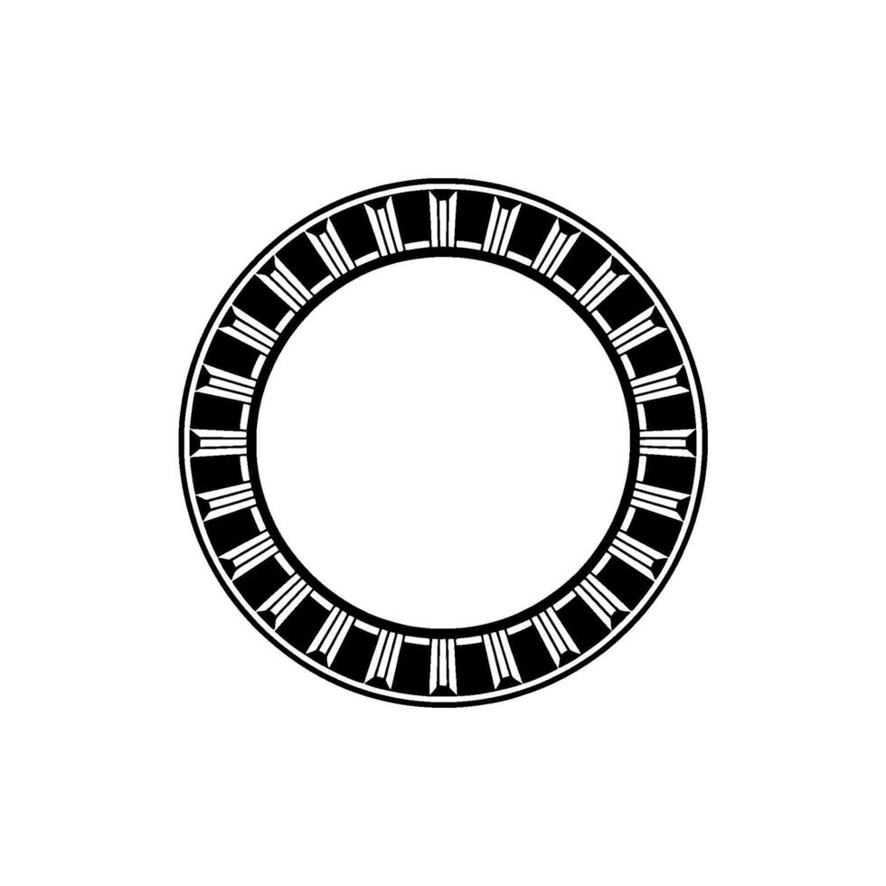Geometric Portal, Minimalist Circle Frame vector