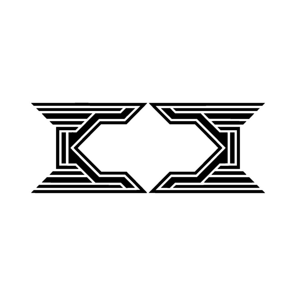 Geometric Symmetry, Art Deco Echoes vector