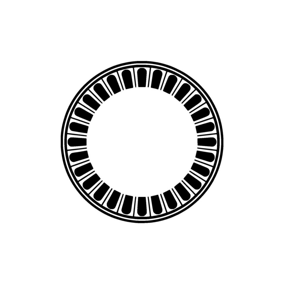 Geometric Progress, Minimalist Circle, Circular Motif vector