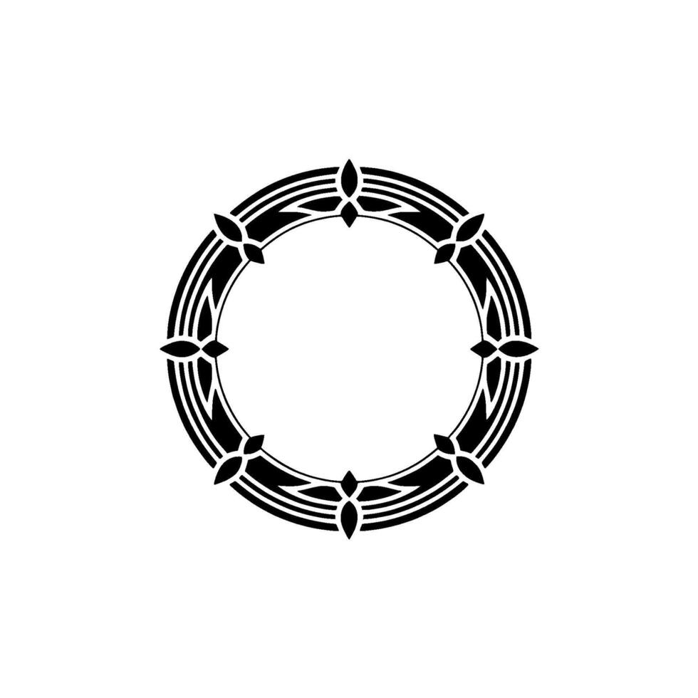 Intricate Ornamental Circle, Vintage Element - Ornament vector