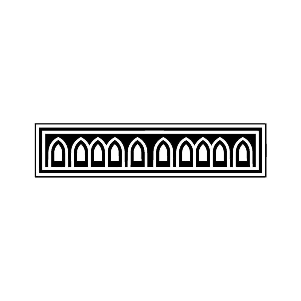Geometric Arch Motif, Minimalist , Modern Abstract vector