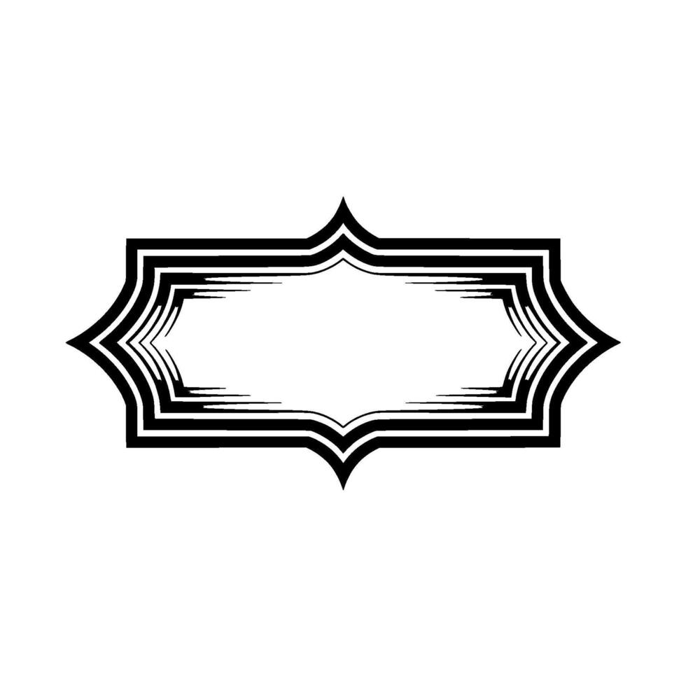 Geometric Border, Minimalist , Elegant Frame vector