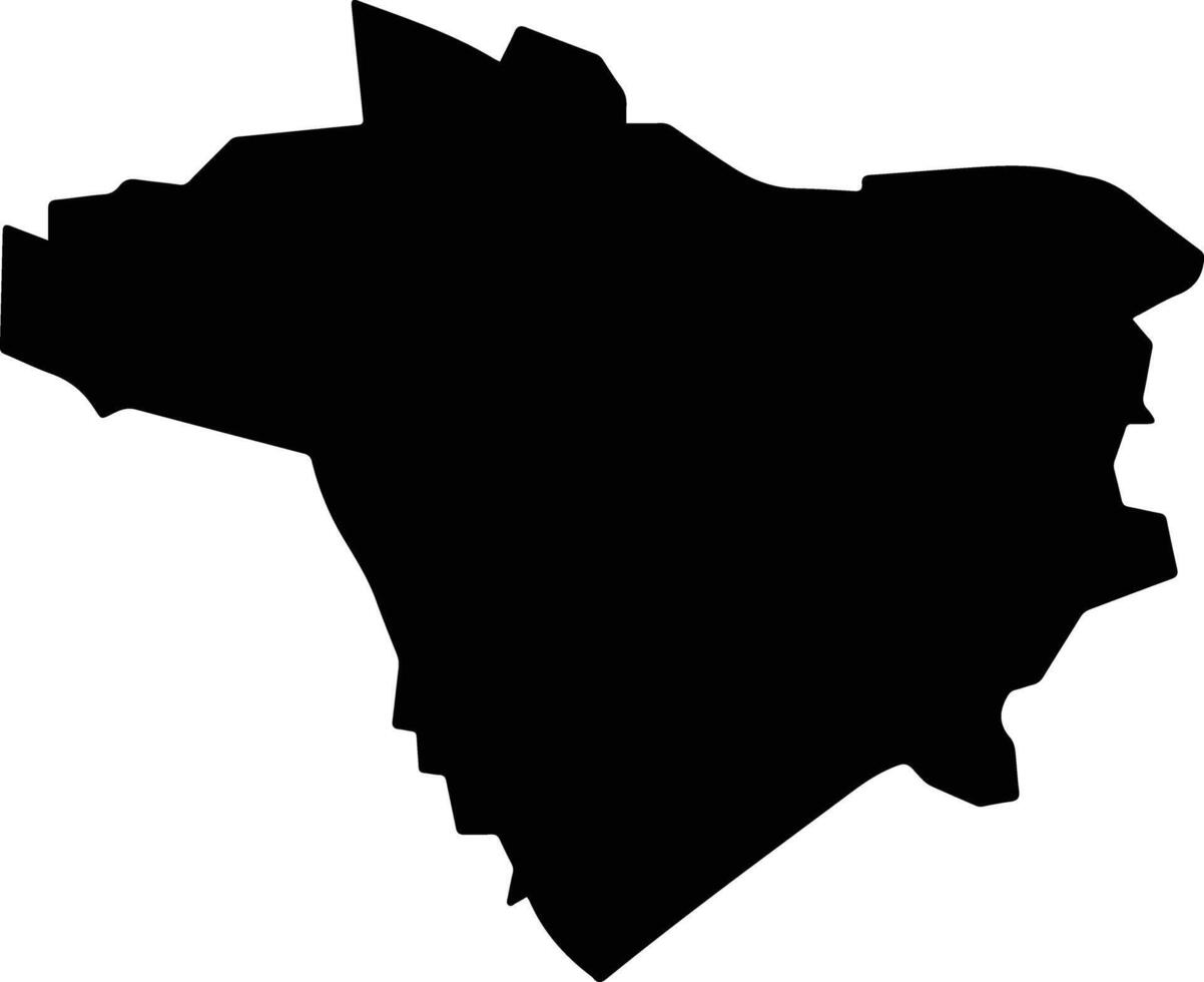 My Hao Vietnam silhouette map vector