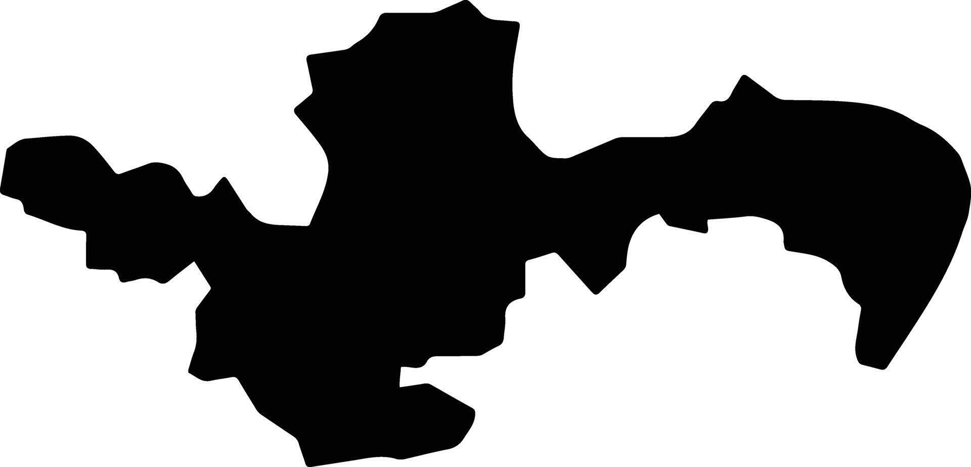 My Loc Vietnam silhouette map vector