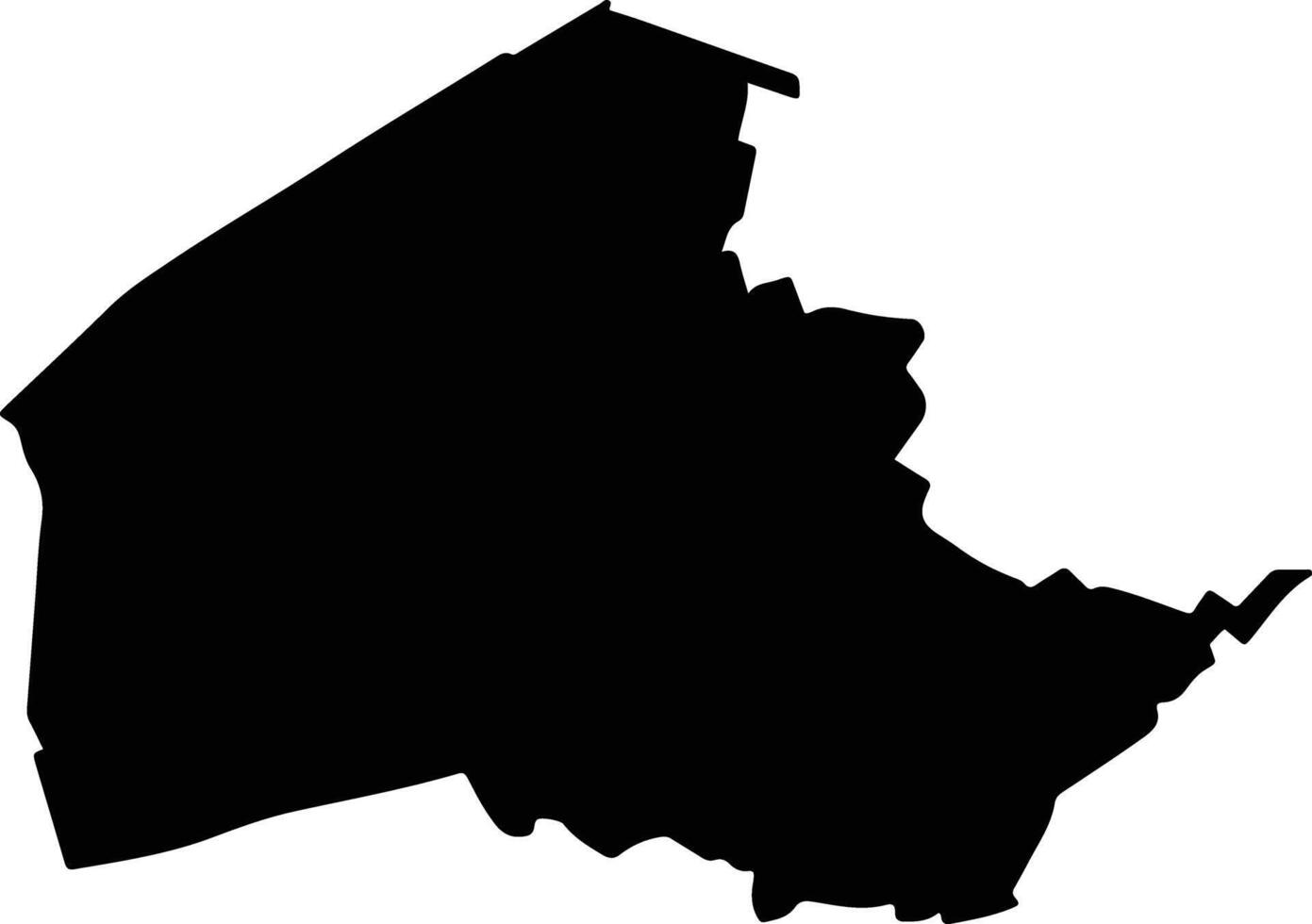 My Tu Vietnam silhouette map vector