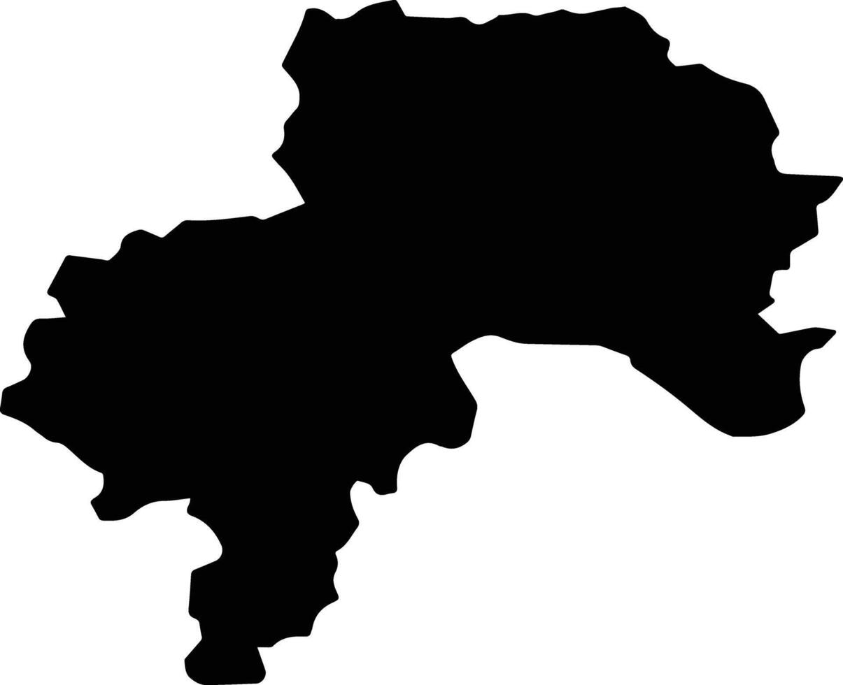 Podvelka Slovenia silhouette map vector