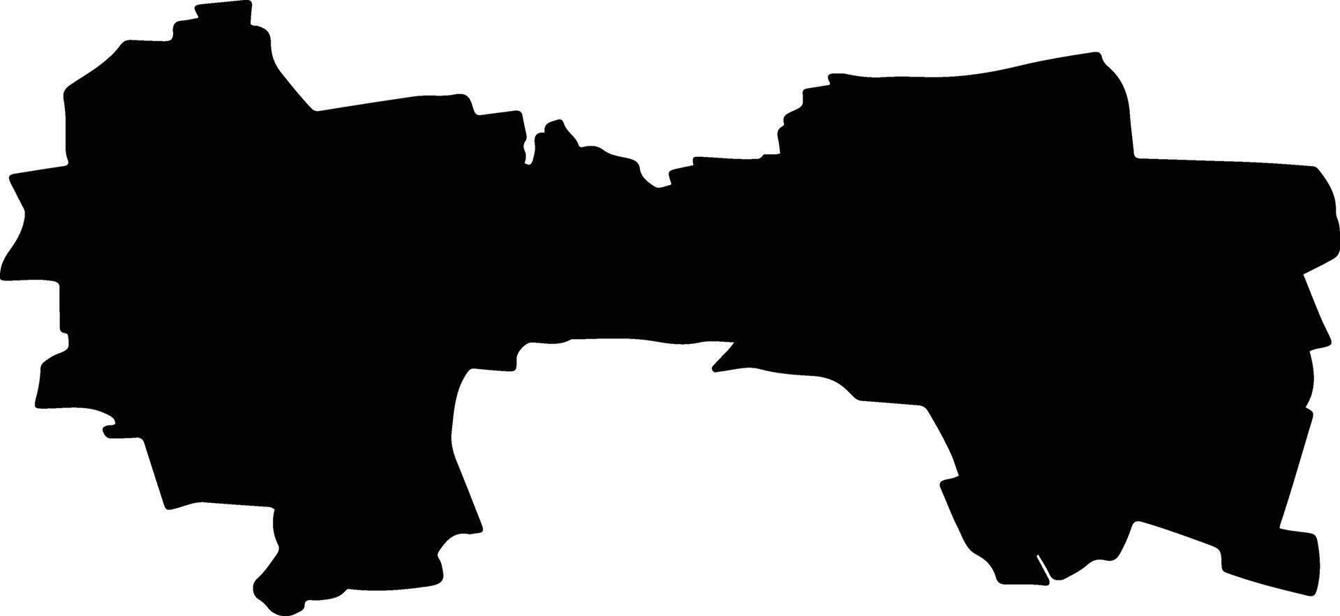 PODU TURCULUI Romania silhouette map vector