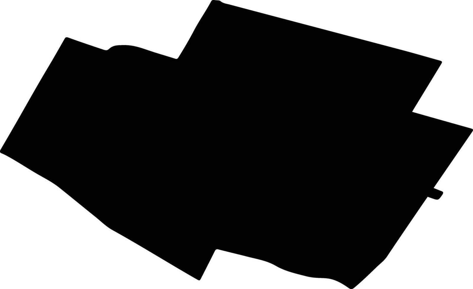 POGOANELE Romania silhouette map vector