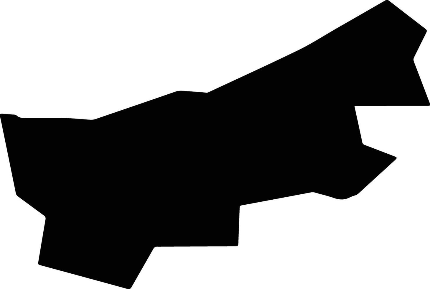 Polis Cyprus silhouette map vector