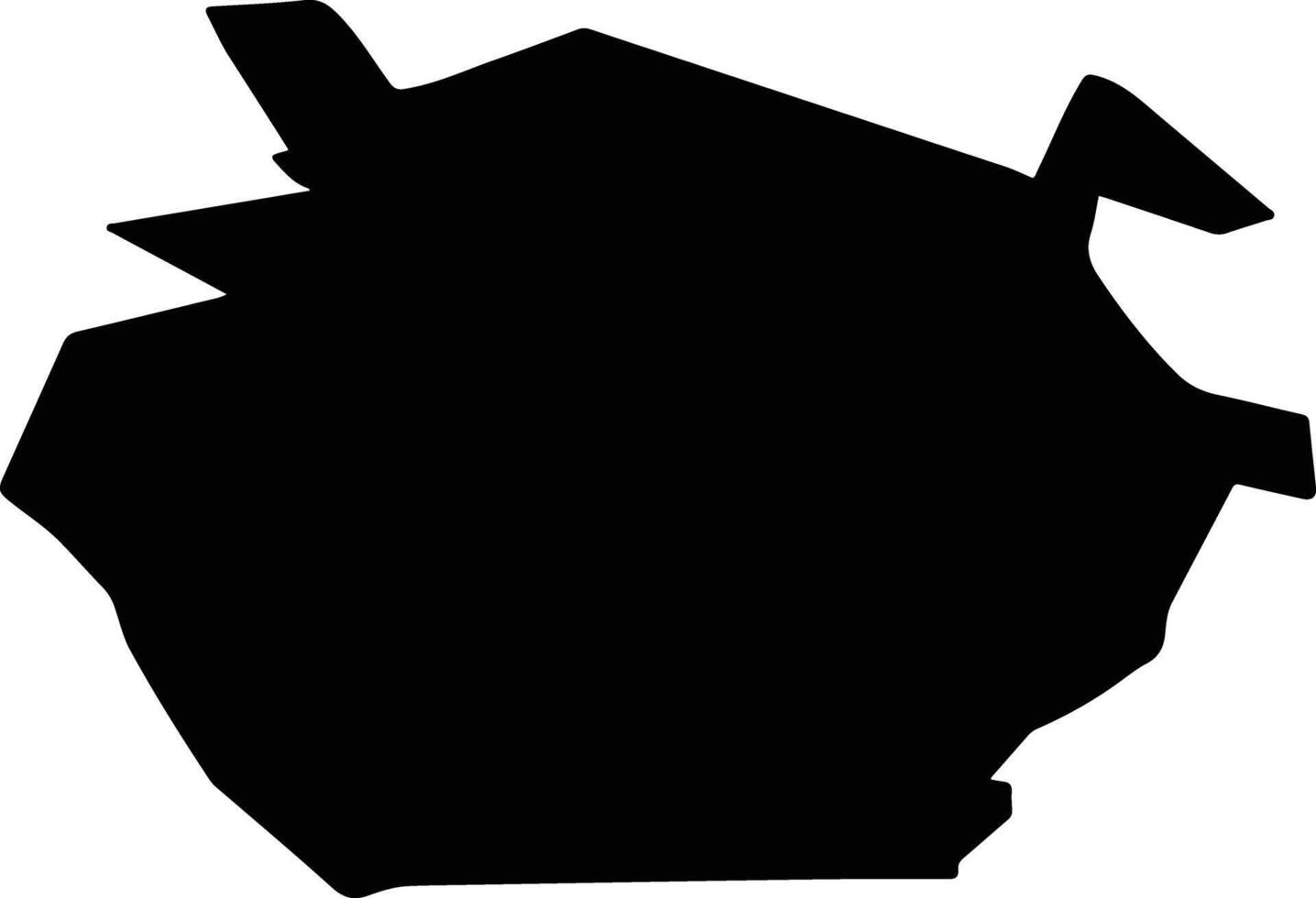 Poltsamaa Estonia silhouette map vector